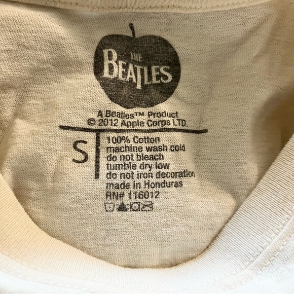 The Beatles Apple Corps Limited T Shirt Meet the Beatles Advertisement Graphic S - Picture 5 of 5